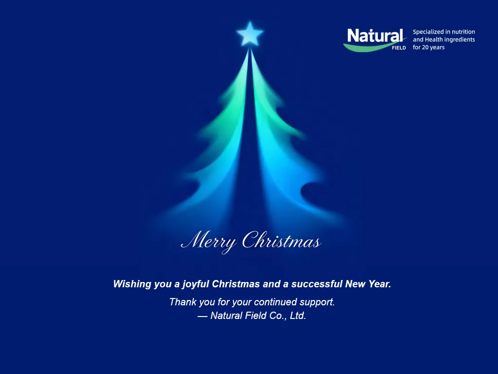 Frohe Weihnachten & Frohes Neues Jahr von Natural Field!