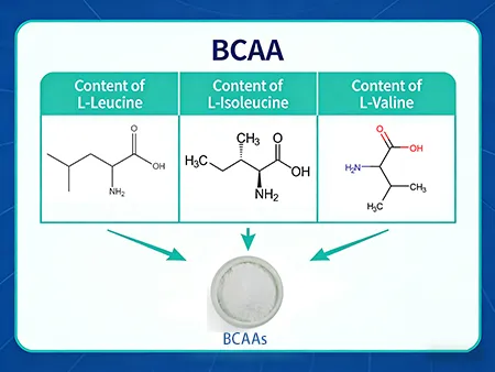 Analyse der gemeinsamen Verrechnung spezifikationen von verzweigt kettigen Aminosäuren (BCAAs)