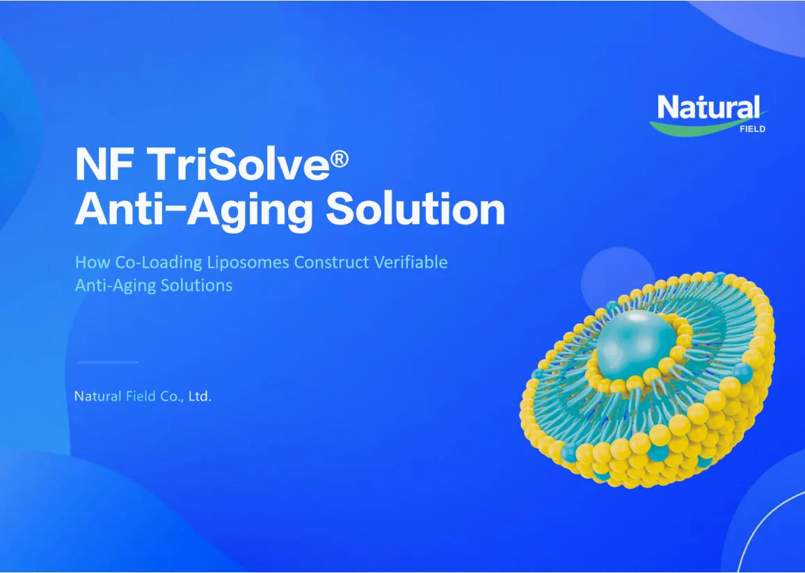 Von der Rohstoffversorgung zur Technologiebefähigung – die NF TriSolve® Anti-Aging-Lösung von Natural Field führt das Branchen-Upgrade an.